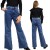 SPODNIE Dzwony JEANSY Szerokie Nogawki BOOTCUT