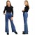 SPODNIE Dzwony JEANSY Szerokie Nogawki BOOTCUT