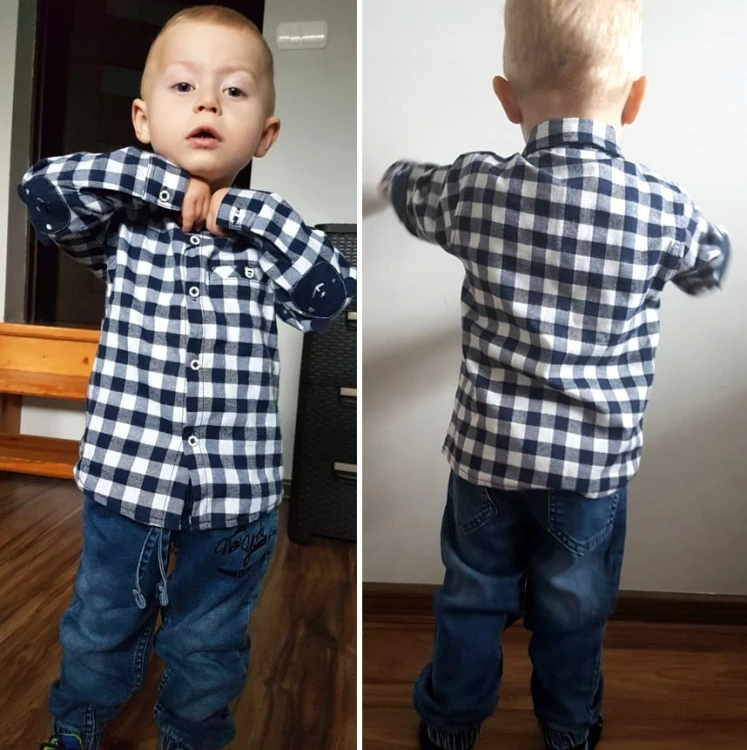 KOSZULA Kratka ŁATKI Misie BIAŁA