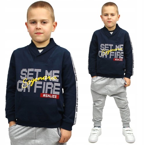 BLUZA Kangurka GRANAT Breeze Boys