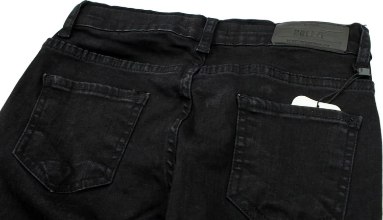 Spodnie JEANS Czarne Rurki SLIM FIT Elastyczne