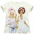 BLUZKA T-Shirt NADRUK Dziewczyny CEKINY