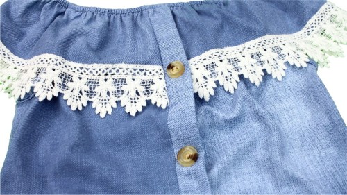 Kombinezon SPODNIUM Z KORONKĄ Hiszpanka Jeans