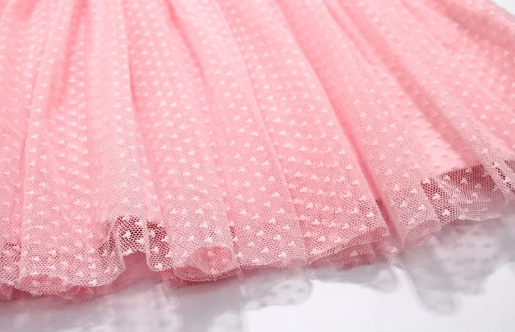 Elegancka SUKIENKA Koronka TIUL Falbanka RÓŻ