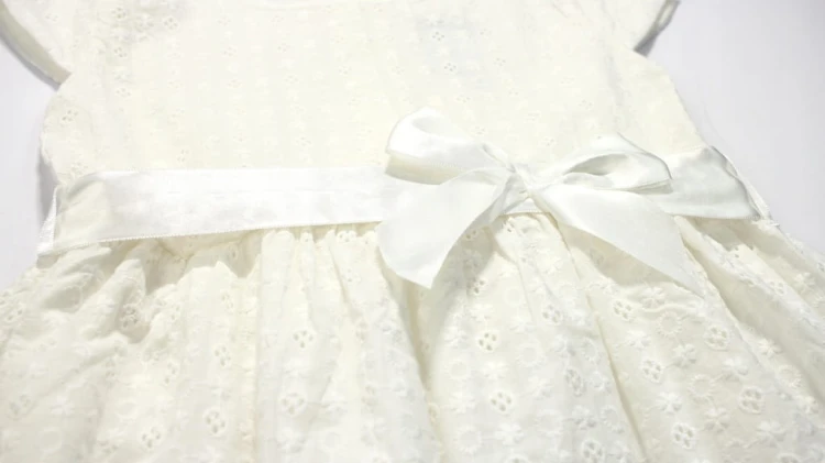 Elegancka SUKIENKA Ażurkowa Kwiatki KOKARDA
