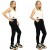 SPODNIE Joggery DRESOWE Wygodne CZARNE