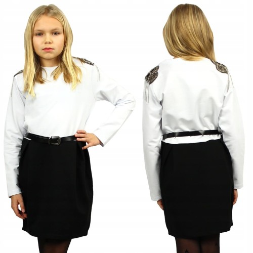 ELEGANCKA SUKIENKA Pasek OZDOBNE Naramienniki