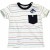 Komplet T-SHIRT SPODENKI Paski BAWEŁNA Kieszeń