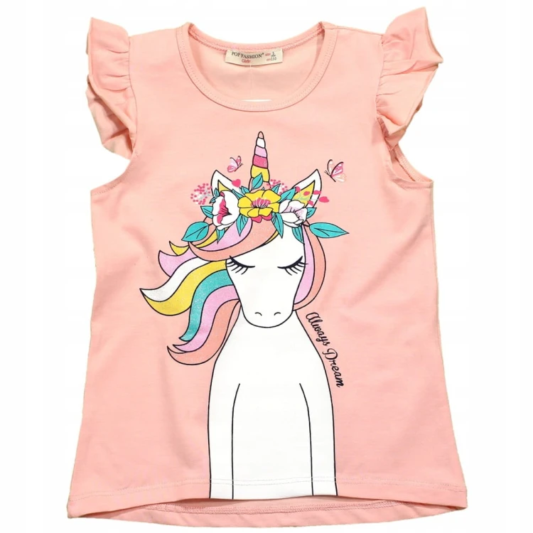 Komplet BLUZKA Getry JEDNOROŻEC Unicorn KUCYK