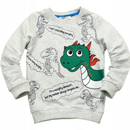 DRES Bluza Spodnie DRESOWE Komplet DINOZAUR