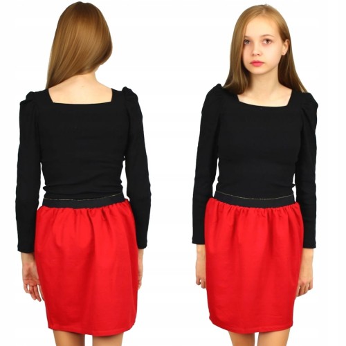 Czerwona spódniczka mini, wygodna i elegancka