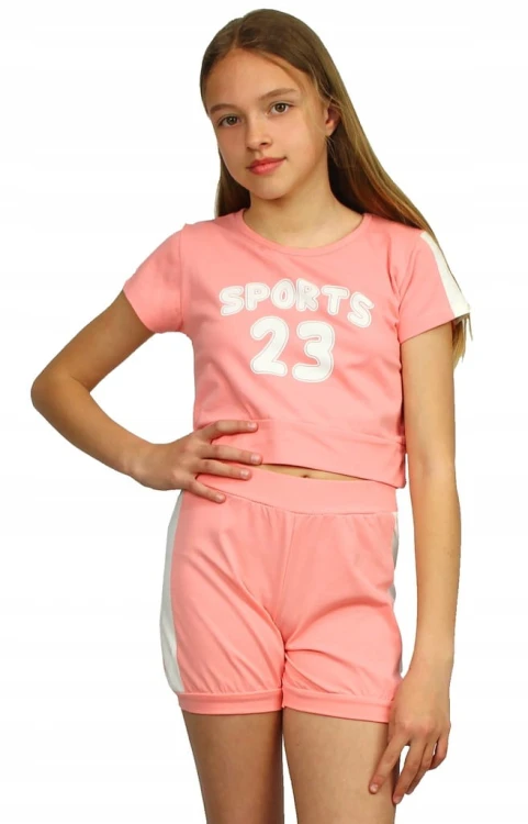 KOMPLET Sportowy T-SHIRT Krótkie SPODENKI