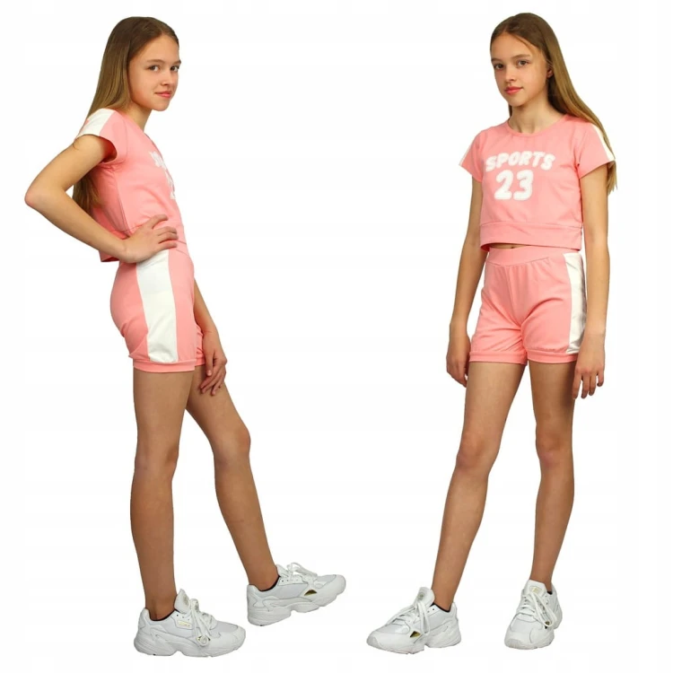 KOMPLET Sportowy T-SHIRT Krótkie SPODENKI