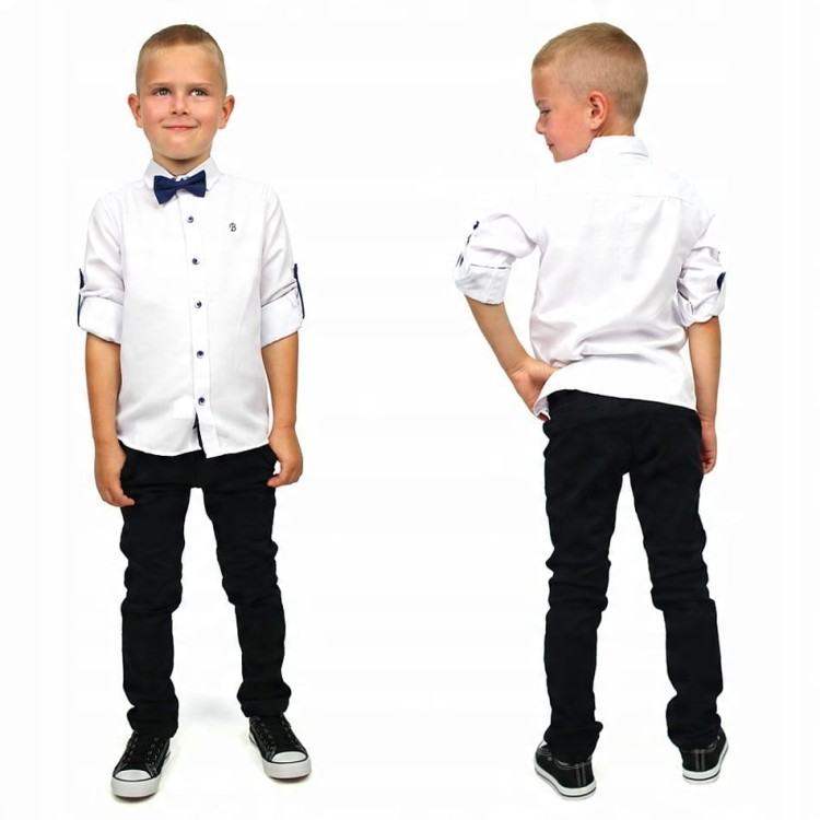 BREEZE Boys Elegancka KOSZULA Z MUCHĄ Kolory