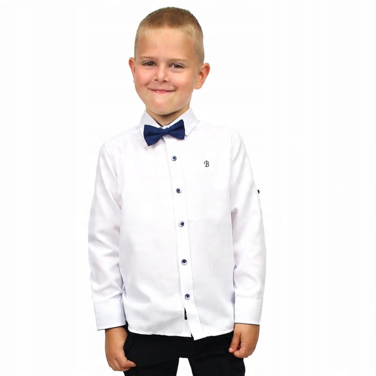 BREEZE Boys Elegancka KOSZULA Z MUCHĄ Kolory