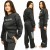 KOMPLET Dresowy OCIEPLANY Bluza Spodnie NAPIS