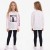 BLUZA Dresowa BAWEŁNA Nadruk CEKINY Długi RĘKAW Ecru