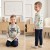 KOMPLET Dresowy DINOZAURY Bluza Spodnie