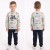 KOMPLET Dresowy DINOZAURY Bluza Spodnie