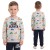 KOMPLET Dresowy DINOZAURY Bluza Spodnie