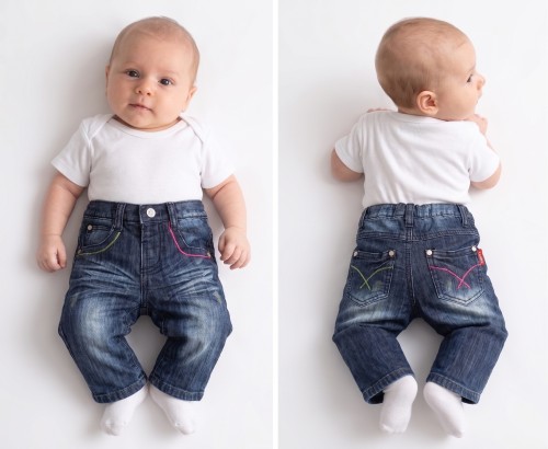 OCIEPLANE Spodnie JEANS Polar