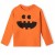 BLUZKA Halloween DYNIA Minka DŁUGI Rękaw LONGSLEEVE Pomarańczowa DUŻA