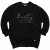 BLUZA Dresowa Z NAPISEM 3D Wygodna CZARNA