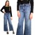 SPODNIE JEANSY Szerokie Nogawki WIDE LEG Kuloty